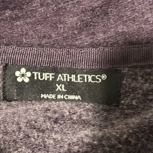 Tuff Athletics Womens Asymmetrical Full Zip Jacket XL 55% Cotton 38% Polyester P - Picture 3 of 9